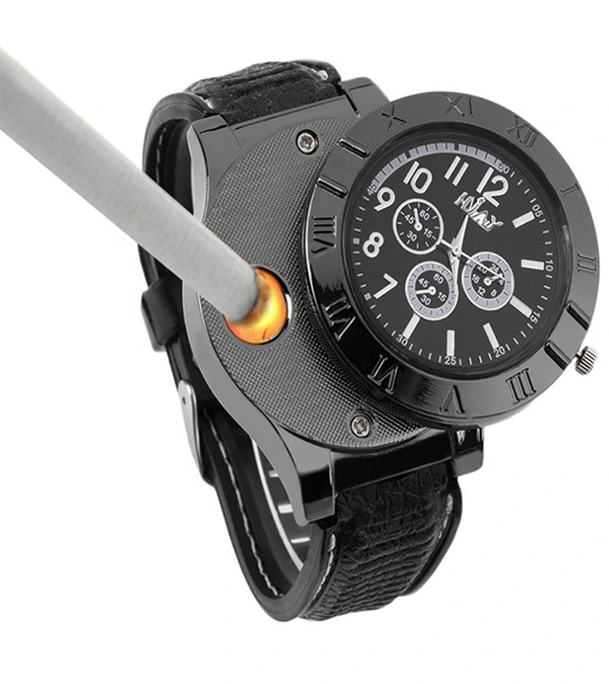 2 in 1 Cigarette Lighter Watch