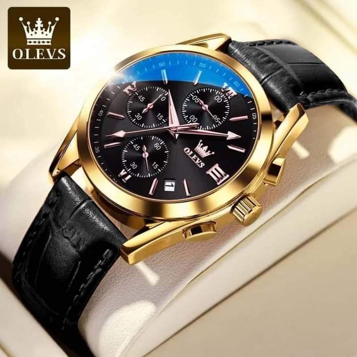 Fashionable Glass Quartz Analog Men’s Watch